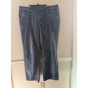 Vintage Y2K Eight 732 Jeans Men's 44x34 Blue Denim Medium Wash Patch READ